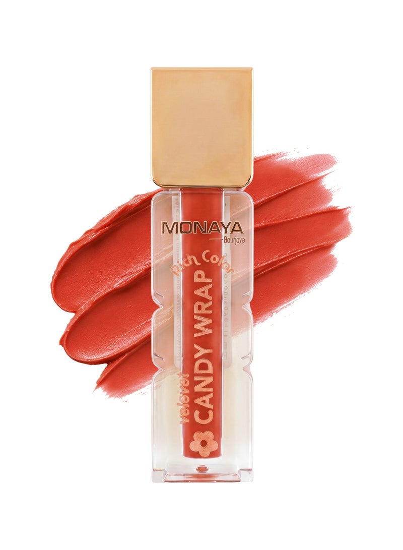Monaya G026 Candy Wrap Liquid Lip Color – Long-Lasting Lip Tint, Rich Pigment, Smooth Lightweight Formula, Comfortable Non-Sticky Finish - Image 2